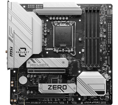 Msi B760m Project Zero Gaming Plotboard (support Gen Intel P