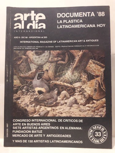 Revista Arte Al Dia Documenta 88 