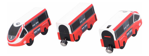Set De Tren De Juguete Con Imanes Rojos, Kit De Juguetes Int