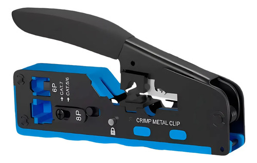 Alicate Crimpar Rj45 Ez Vazado Cat5/6/7 Profissional Exbom