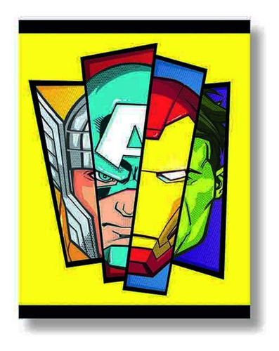 Cuaderno Personajes Avengers 48 Hojas Varios Diseños