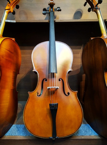 Cello/violoncello 4/4 Todo Sólido Con Funda Y Arco,