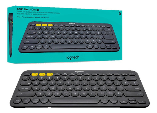 Teclado Logitech K380 Multi-device Black Sp (920-007562)