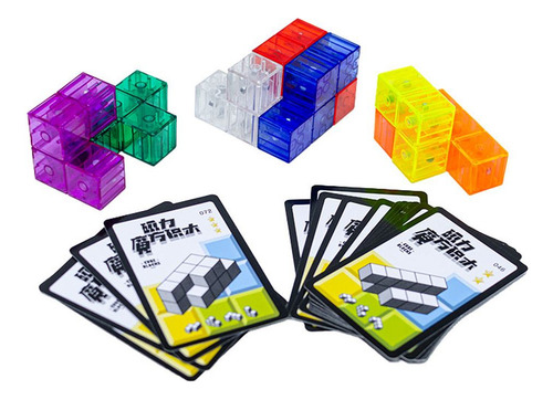 Cubo Magico Magnetico Con 7 Estilos De Colores