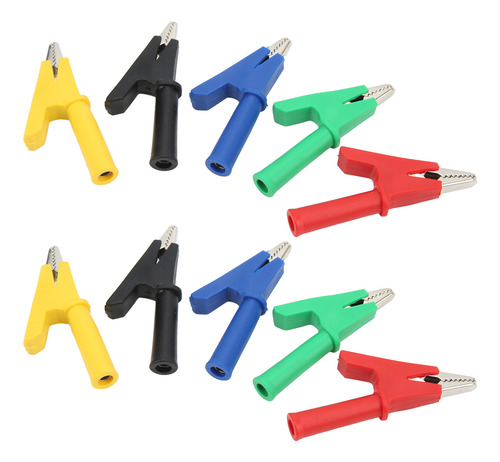 Pinza De Prueba Con Clip De Cocodrilo Clips, Aislante, Conec