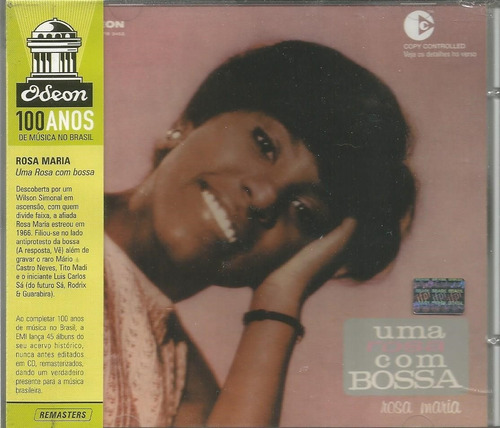 Cd Rosa Maria - Uma Rosa Com Bossa (novo/ Lacrado)