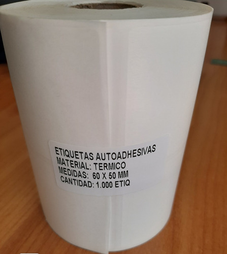 Etiqueta Térmica 50x60mm X 2 Imágenes Cono 1 X 1000 Unidades