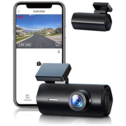 Cámara De Coche Dash Cam Uhd 2.5k, Cámara De Coche Wi...