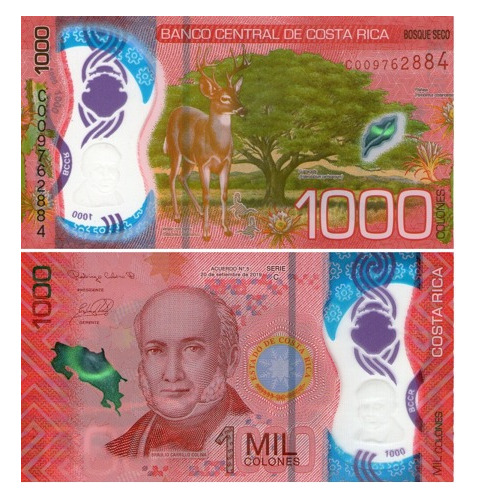 Grr-billete Costa Rica 1000 Colones 2019 - Polímero