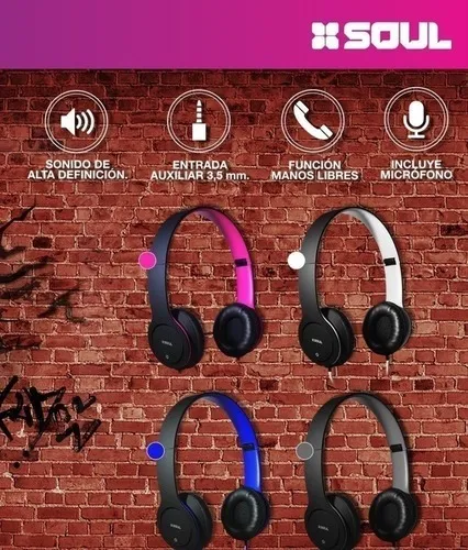 Auriculares Urban L100 Color Fucsia