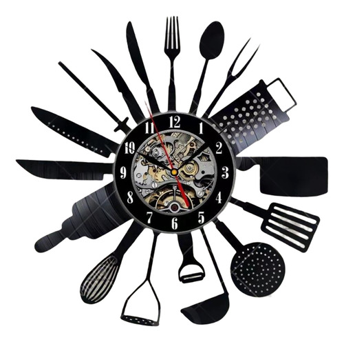 Cutlery, Disco De Vinilo, Pared, Diseño Moderno, Cuchara Y T
