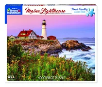 Comprar Rompecabezas De Montaña Blanca Faro De Maine Rompecabezas De