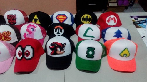 Gorras De Pixel Art