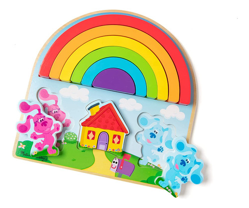 ¡las Pistas De Melissa Y Doug Blue Y Tú! Arco Iris