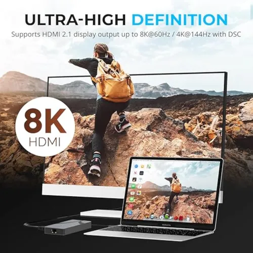 Sabrent Hub Usb4, Hub De Base De Viaje Con 2