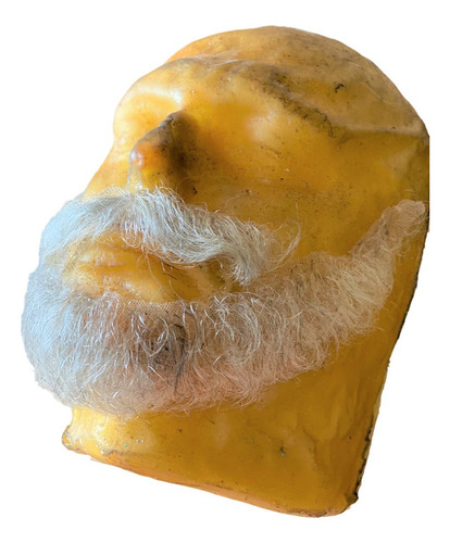 Barba Falsa Postiça Grisalha Loira Cabelo Natural + Bigode