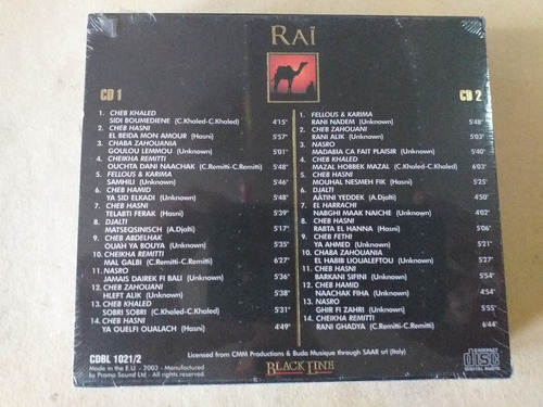 Cd Rai - Musica Del Mundo 2cd