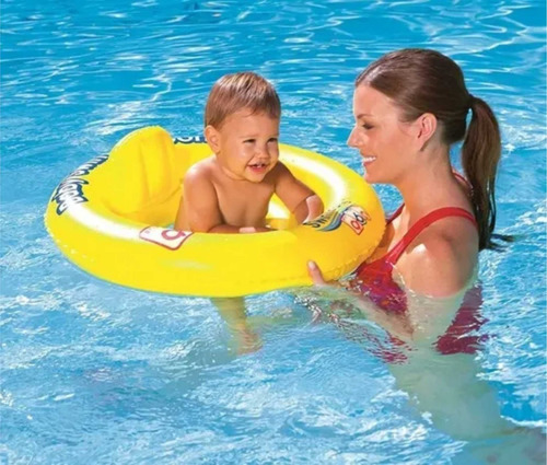 Silla Inflable Bebe 1-2 Años 2 Anillos Bestway 32027a