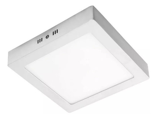 Plafon Panel Led 24w Cuadrado Exterior Spot Blanco Techo