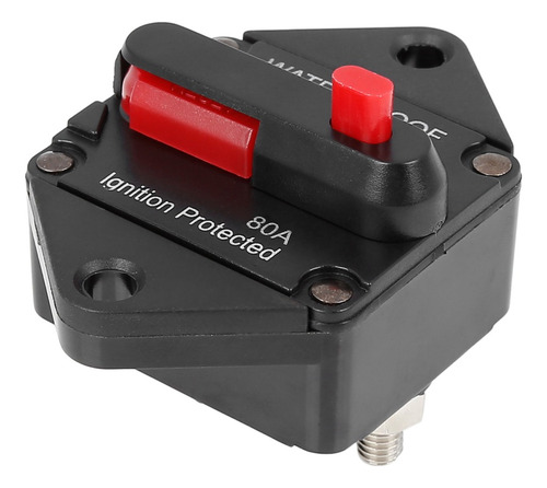 Botón Rojo Fusibles Coche 80a Impermeable Para Coche Y Vehíc