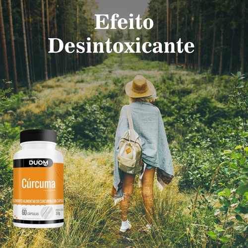 Cúrcuma 60 Cápsulas Duom Sem Sabor