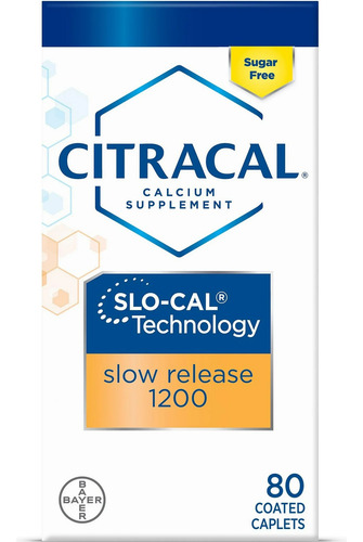 Citracal Vitamina D3, Calcio & Magnesio 80 Comprimidos Sin Sabor