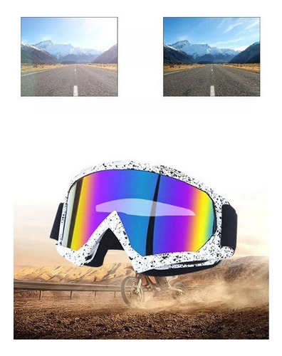 Gafas De Motociclismo Mtb Para Deportes Al Aire Libre, 2 Uni