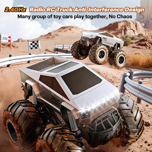 1:16 4wd Todo Terreno Rc Camión Pickup Vehículo De Juguete
