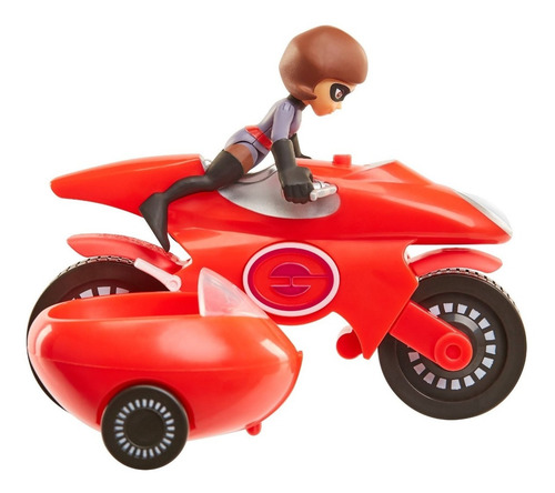 Figura Elastigirl & Moto Elasticycle Jakks Pacific