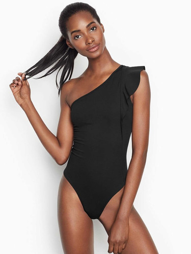 Body Victoria Secret Negro Un Solo Hombre Con Volado