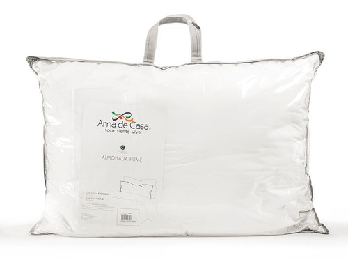 Imagen 1 de 1 de Almuhada King Classic 90x50 Blanca Ama De Casa Tienda
