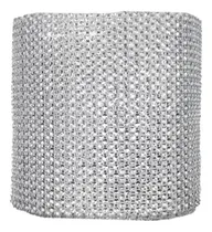 Comprar Metro Falso Strass Plateado 10 Yardas
