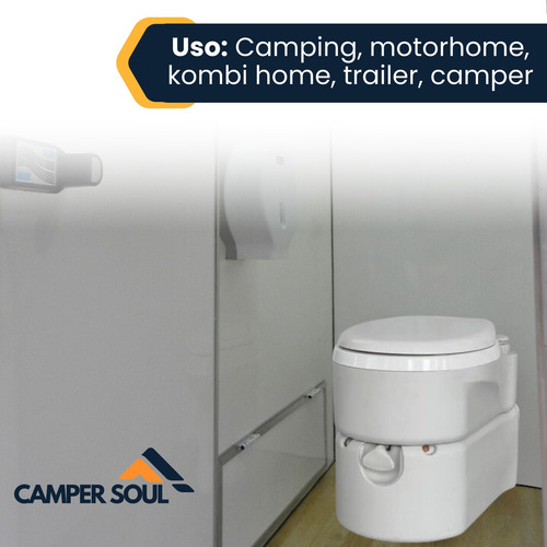 Vaso Sanitário Cassete Slim Portátil 24l Motorhome Trailer