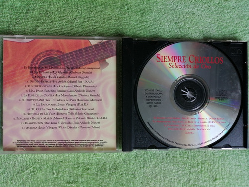 Eam Cd Siempre Criollos 1999 Los Davalos Chamas Eva Ayllon