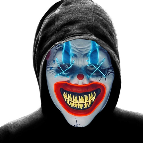 Aplicável A Disfraz Led De Payaso Para Disfraces De Fiesta