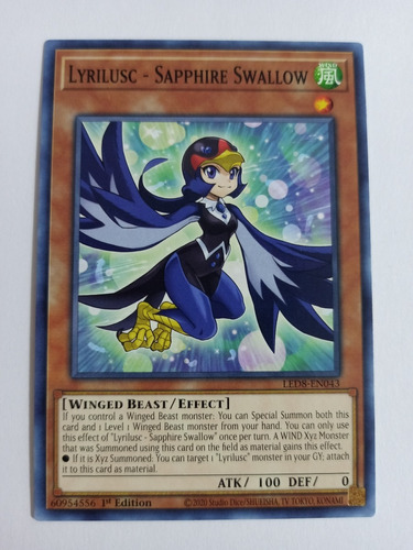 Lyrilusc - Sapphire Swallow - Common    Led8