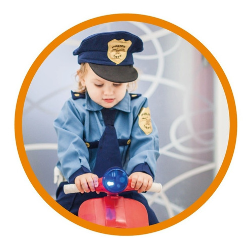 Imagen 5 de 5 de Set Equipo De Policia Militar Rescate Con Luz Accesorios Ed