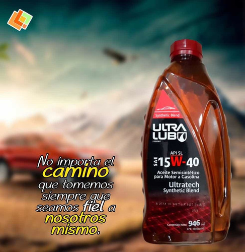 Aceite Semisintético 15w40 Ultra Lub Somos Tienda Física