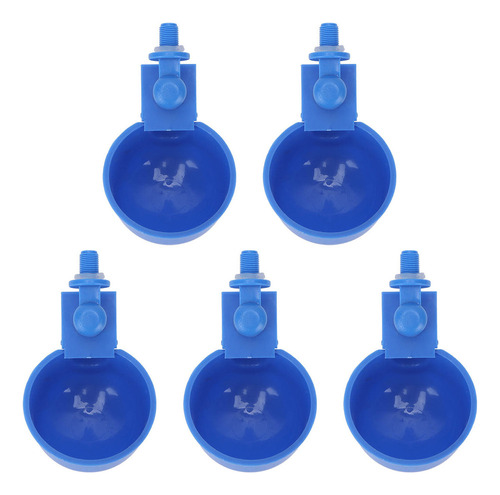 . 5 Vasos De Agua Automáticos Para Pollo, Plástico Pp, Para