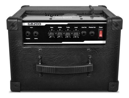 Amplificador Baixo Borne Gobass Gb200 Cor Preto 110V/220V