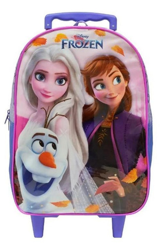 Mochila Escolar De Rodinha Frozen Elsa Original Disney