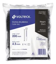 Comprar Cincho Plástico 40 Lb 20 Cm Negro Bolsa Con 1000 Pzas 47469