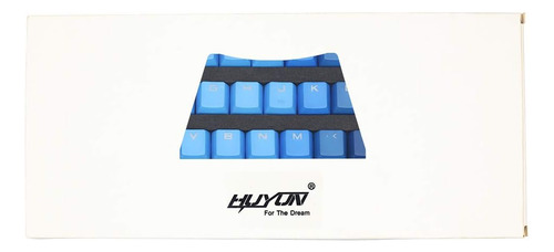 Color De Gradiente Keycap 37 Pbt Inyección De Doble Disparo