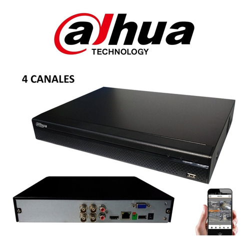 Xvr Dahua 4ch 720/1080 Pentahibrido 5 En 1