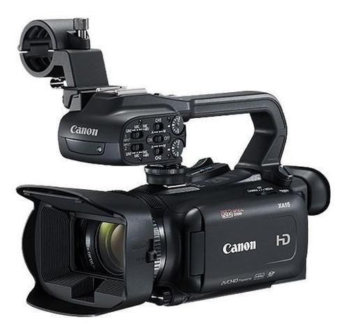 Videocámara profesional Canon XA15 Full HD NTSC negra