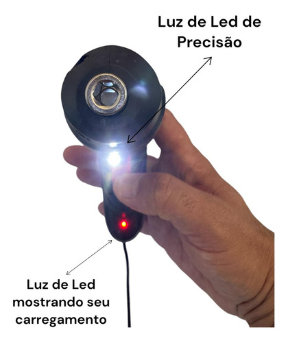 Parafusadeira Elétrica Portátil Bateria Usb 4.2v Kit 45 Pçs