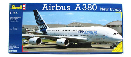 Kit de avión Revell Airbus A380 New Livery First 1/144, 04218