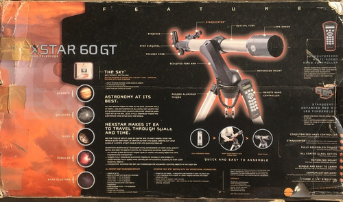 Telescopio Celestron Nexstar 60 Gt Tripode Lente 10cm