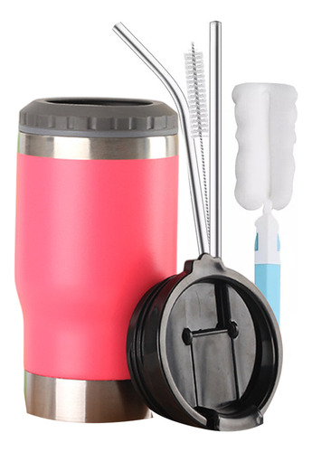 Porta Latas Acero Inoxidable Térmico 414 Ml