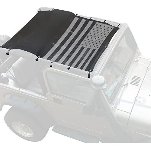 Parasol Para Jeep Wrangler Tj, Bandera De Ee. Uu.